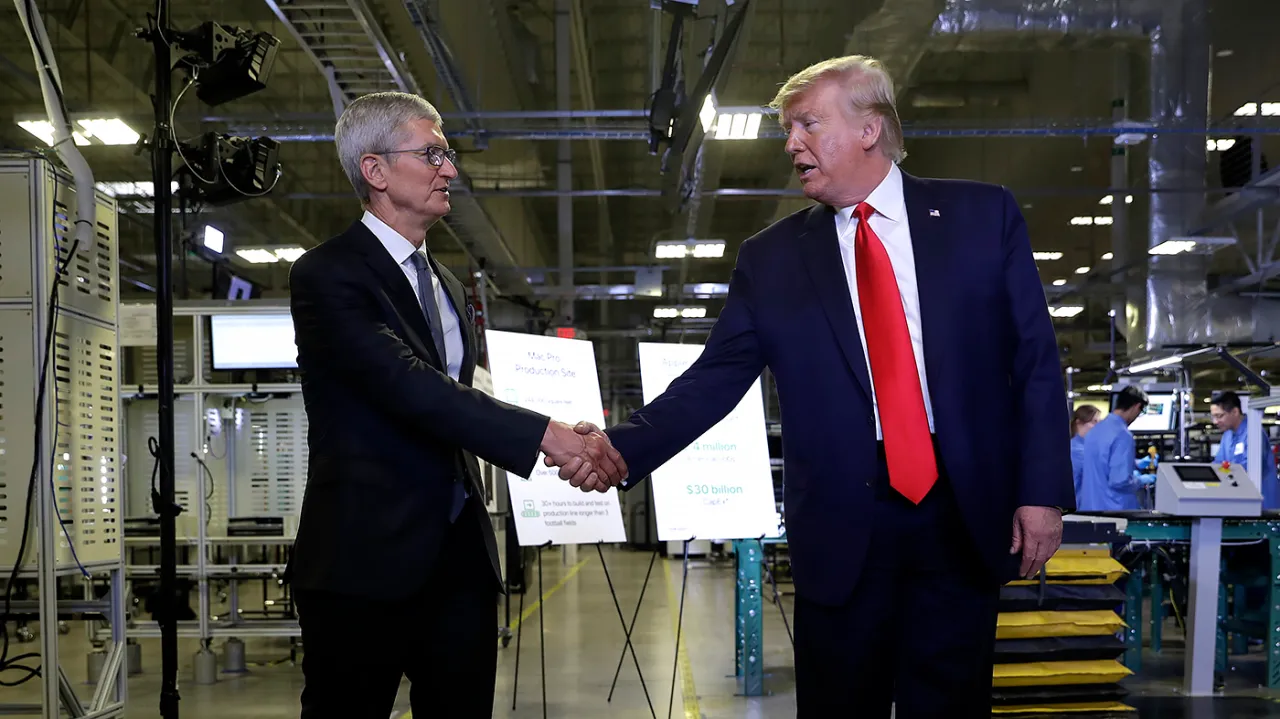 Trump Turns on Tim Cook as iPhone Tariff Threats Escalate Amid Rift Over Overseas Manufacturing