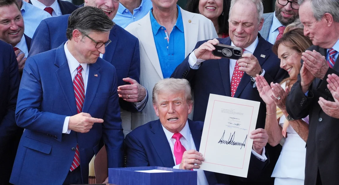 Trump Signs ‘Big Beautiful Bill’ into Law, Sparking Tax Windfall and Debt Concerns