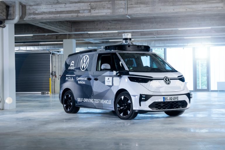Volkswagen Revives the Microbus Spirit with a Driverless Van Built for City Fleets